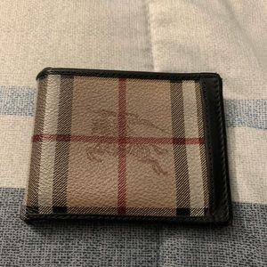 Burberry wallet - Haymarket/traditional pattern